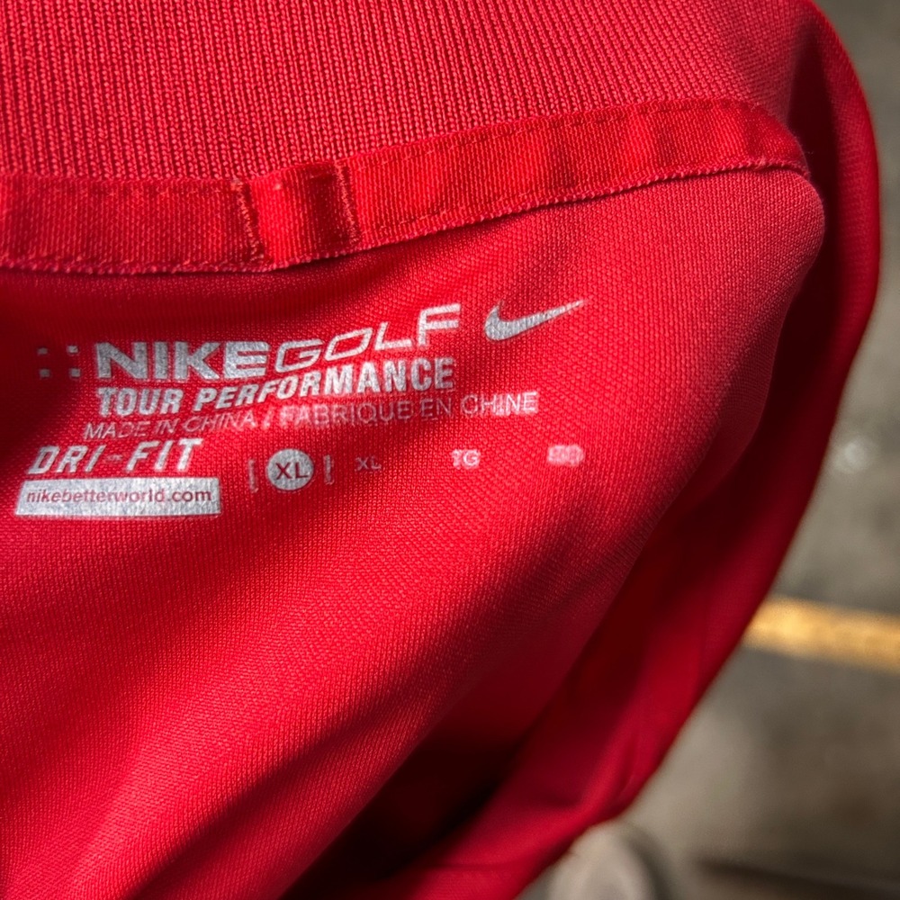 Nike Golf Men's Houston Texans Red Dri Fit Polo Shirt XL - Picture 6 of 8